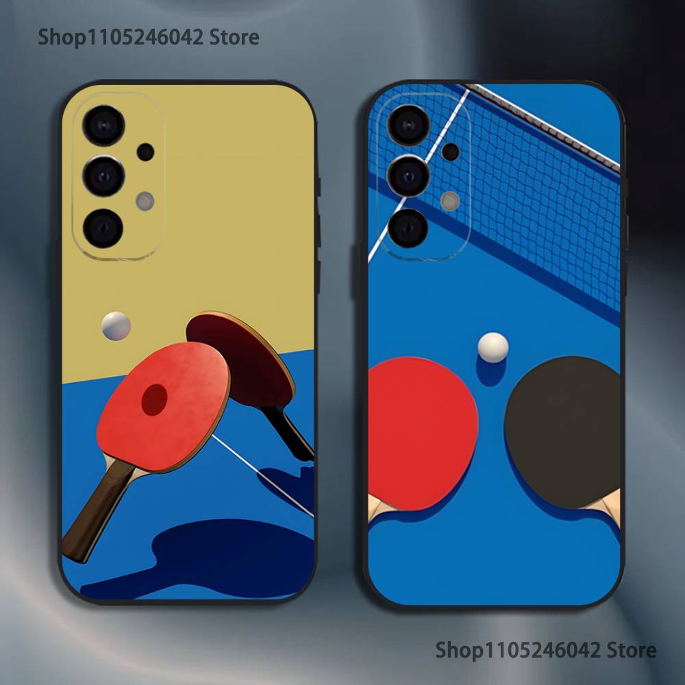 Table Tennis Quotes - เคสโทรศัพท์กันกระแทก ลายไม้ปิงปอง สำหรับ Samsung S25,S24,S21,S22,S23,S30,Ultra,S20,Plus,Fe,Lite,5G สีดำ