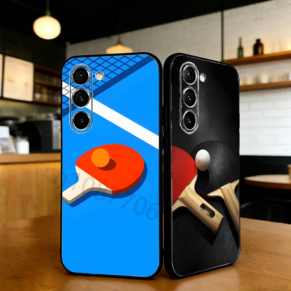 Table Tennis Quotes - ไม้ปิงปอง เคสโทรศัพท์สำหรับซัมซุง S20,21,22,23,24,25,26 อัลตร้า,พลัส,ไลท์ แบล็ค ซอฟท์