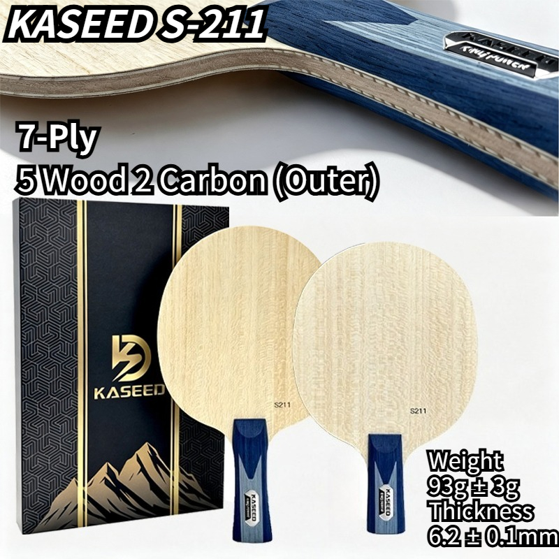 Table Tennis Is Played With A - ไม้ปิงปอง KASEED S211 King Power โครงสร้าง