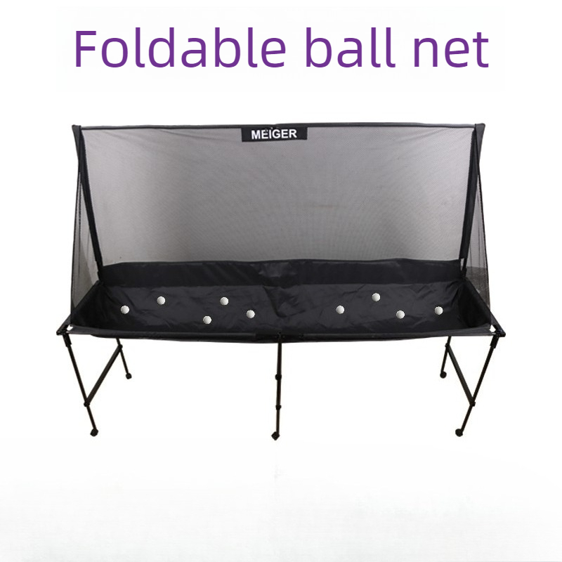 Table Tennis Online - ตาข่ายเก็บลูกปิงปองแบบเคลื่อนย้ายได้ ตาข่ายปิงปองความจุขนาดใหญ่ ตาข่ายจับลูกแบบพับได้ อุปกรณ์กีฬาแบบมืออาชีพ