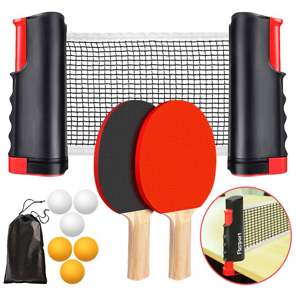 ชุดตาข่ายปิงปองแบบพับเก็บได้พร - Table Tennis Online บทวิจารณ์และราคา