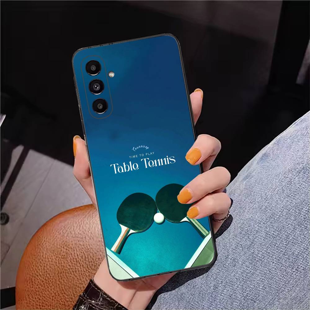 เคสโทรศัพท์ลายไม้ปิงปองสีดำนุ่ - Table Tennis Quotes บทวิจารณ์และราคา